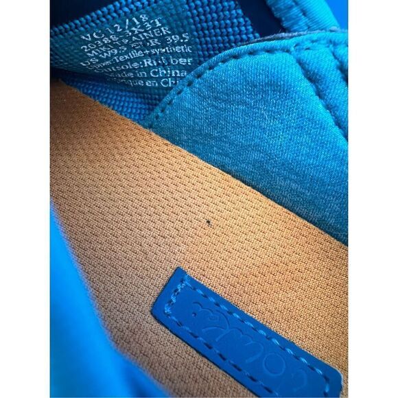 Olukai Miki Trainer Running Athletic Shoe Drop Heel Blue White Womens Size 9.5 - Picture 6 of 7